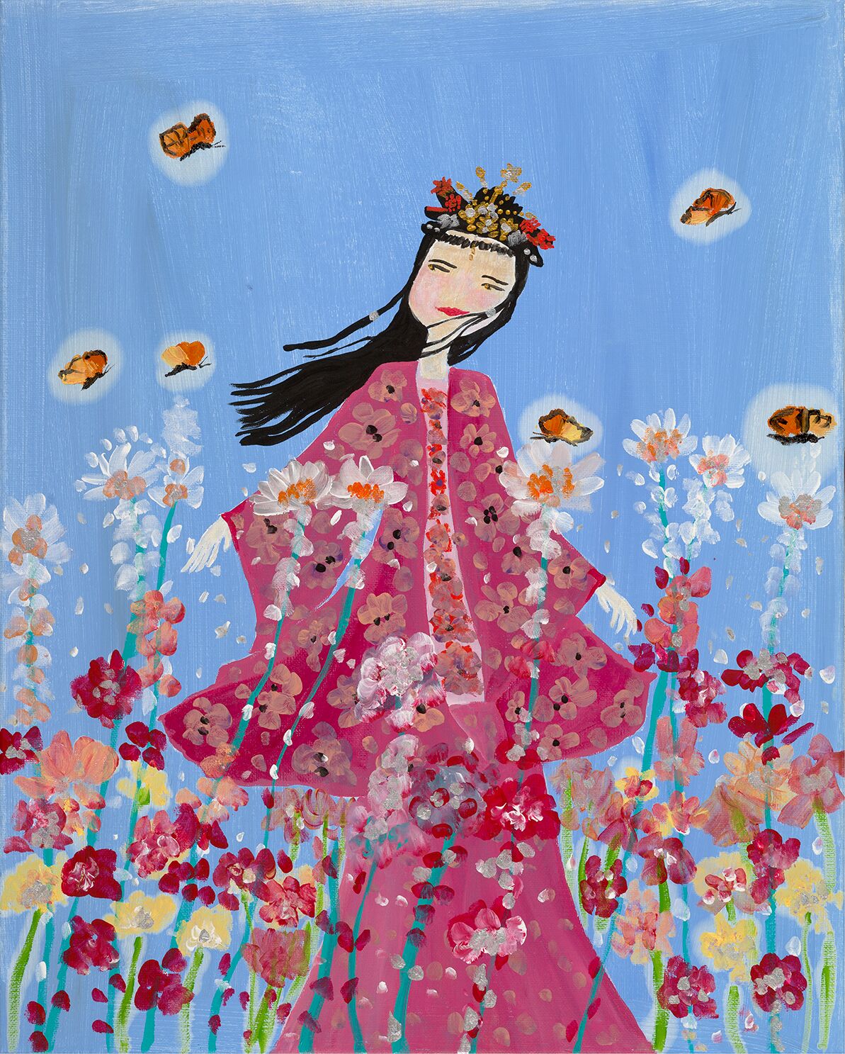 Mei Fen's Butterfly's. (20.08x15.74) (51x40cm) Mei Fen's Butterfly's. (20.08x15.74) (51x40cm)